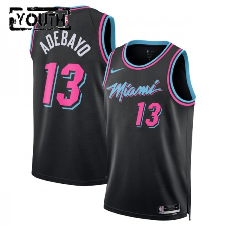 NBA Børn Trøje Miami Heat Bam Adebayo 2025-26 Nike City Edition Sort Swingman NBA Børn Trøje Miami Heat Bam Adebayo 2025-26 Nike City Edition Sort Swingman